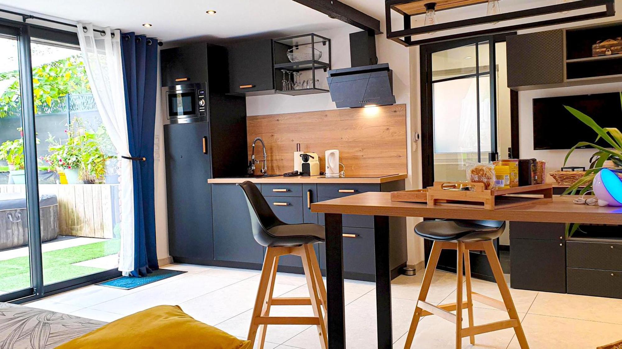 Gary Suite - Studio Cosy, Spa Et Jardin Privatif A 4 Min De Cambrai Awoingt Екстер'єр фото